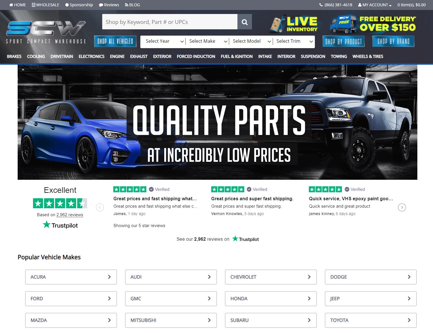 Sport Compact Warehouse Sponsorship Application